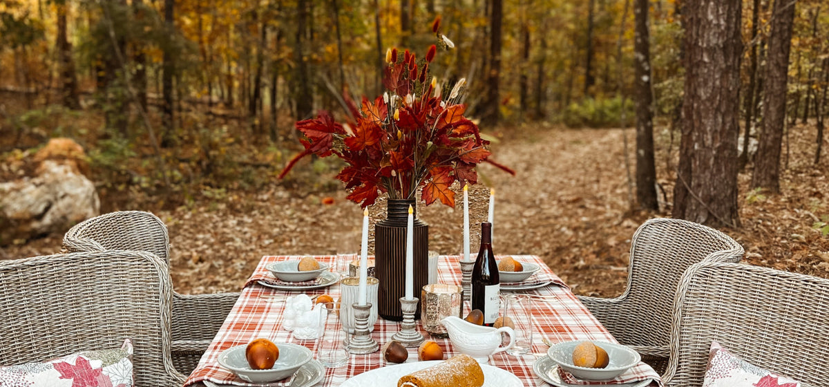 Woodland Thanksgiving Table